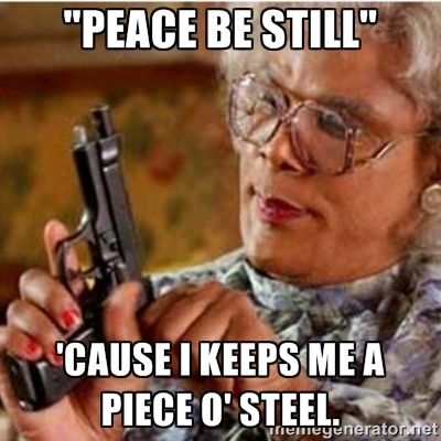 mADEA PEACE BE STILL